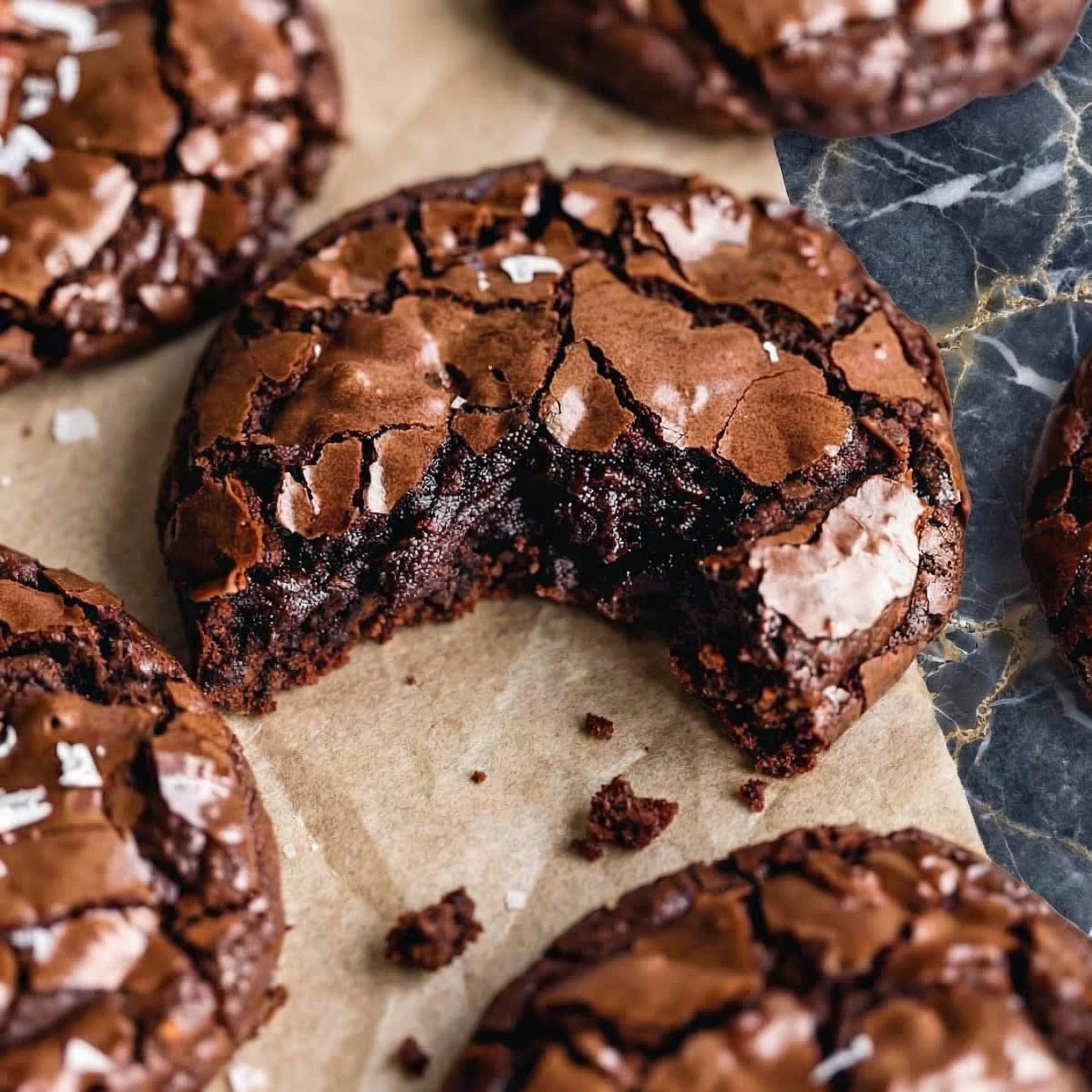 Brownie Cookies (Fudgy, Crackly & So Easy!)