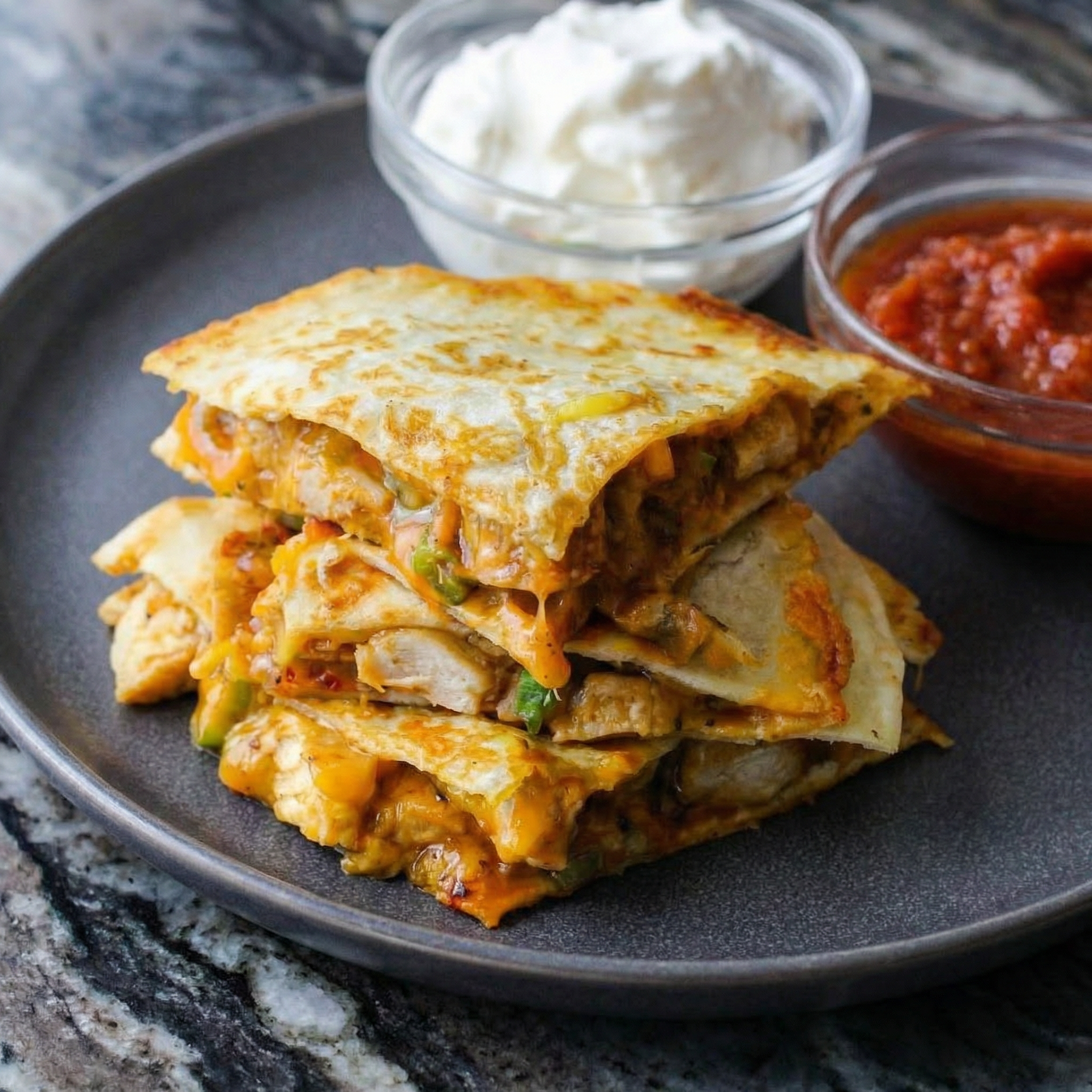 Crispy, Cheesy, and Packed with Flavor: How to Make the Perfect Chicken Quesadillas