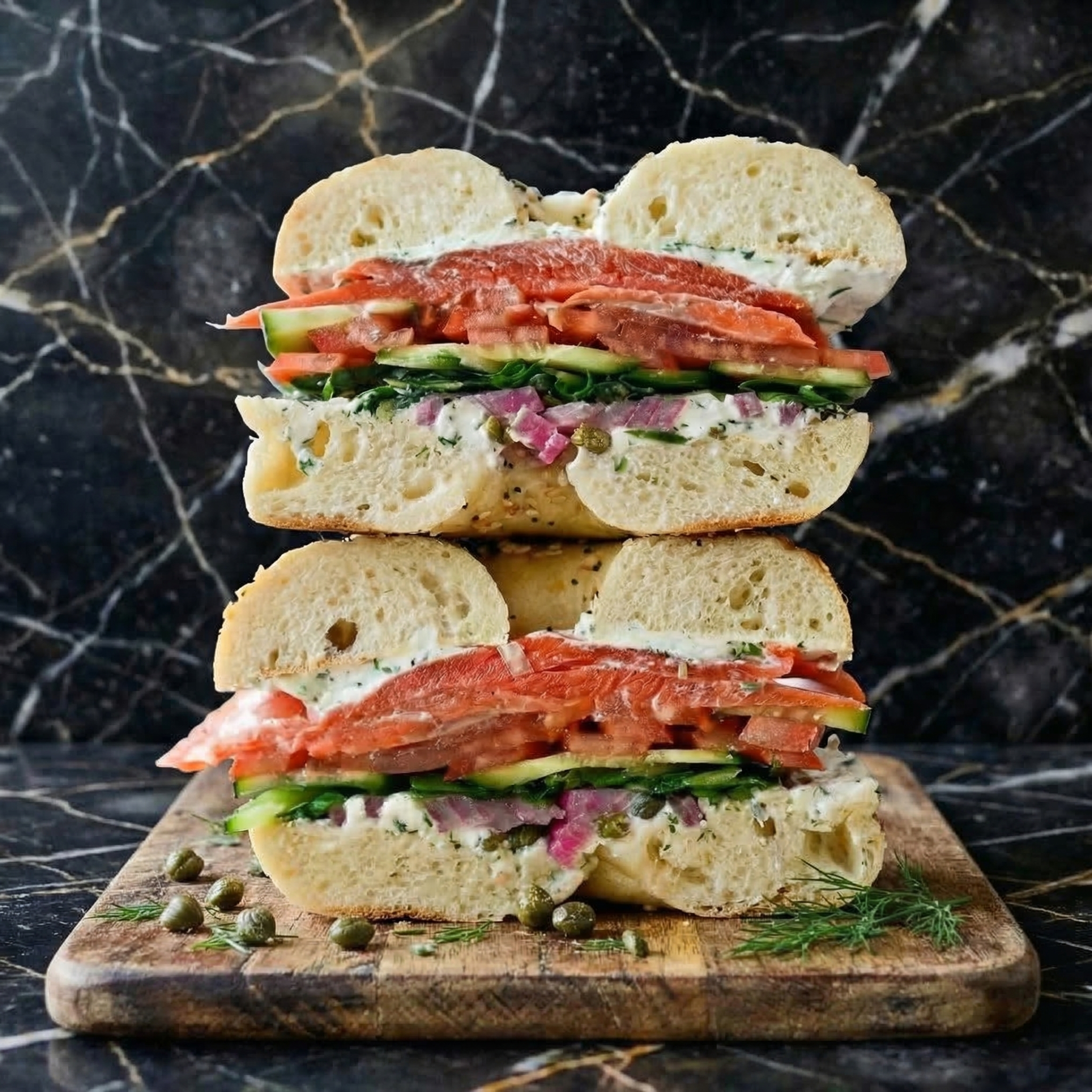 The Smoked Salmon Bagel: 5 Minutes to Brunch Heaven